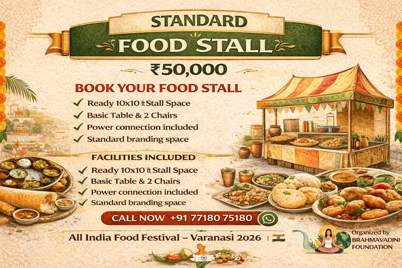 State-wise Food Stall Booking